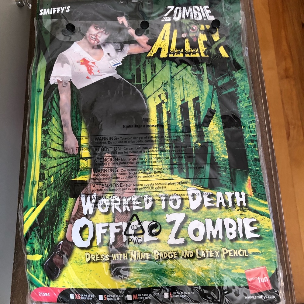 Zombie Halloween Costume